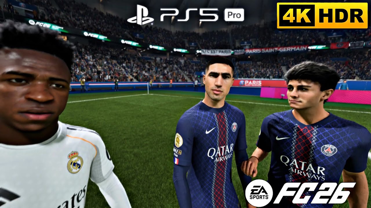EA FC 26 - PSG vs Real Madrid 25/26 | Gameplay Realistic Ultra Graphics (PS5 PRO) 4K FULL HD 120FPS 