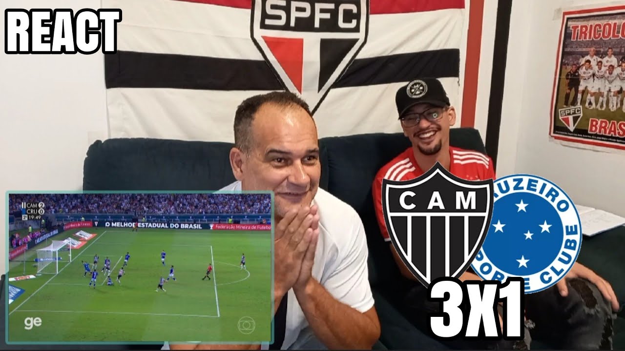 REACT ATLETICO MG 3X1 CRUZEIRO - ATLÉTICO CAMPEÃO 2022