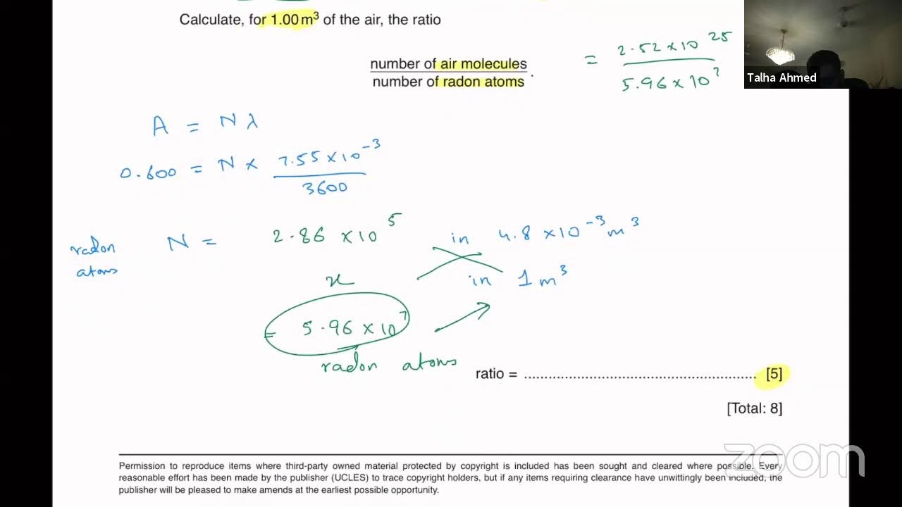 A level Physics 9702 Oct/Nov 2019 Paper 42 Past Paper Solution