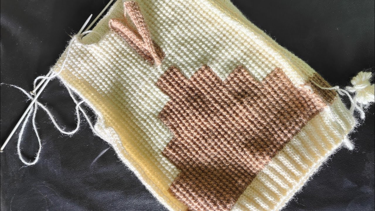 Easy And Simple Two Colors Sweater Design|Woolen Sweater Design|Knitting Design For Baby Boy