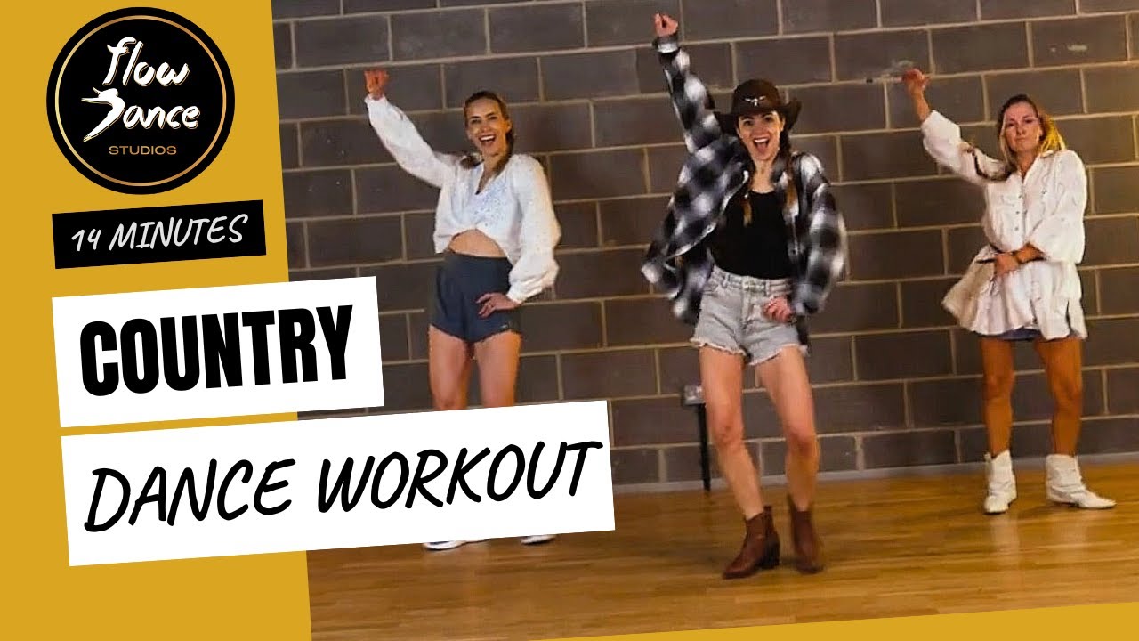 Country Music Dance Workout - Cowboy Hustle, Cha Cha, Waltz, Rumba | Easy Follow Along