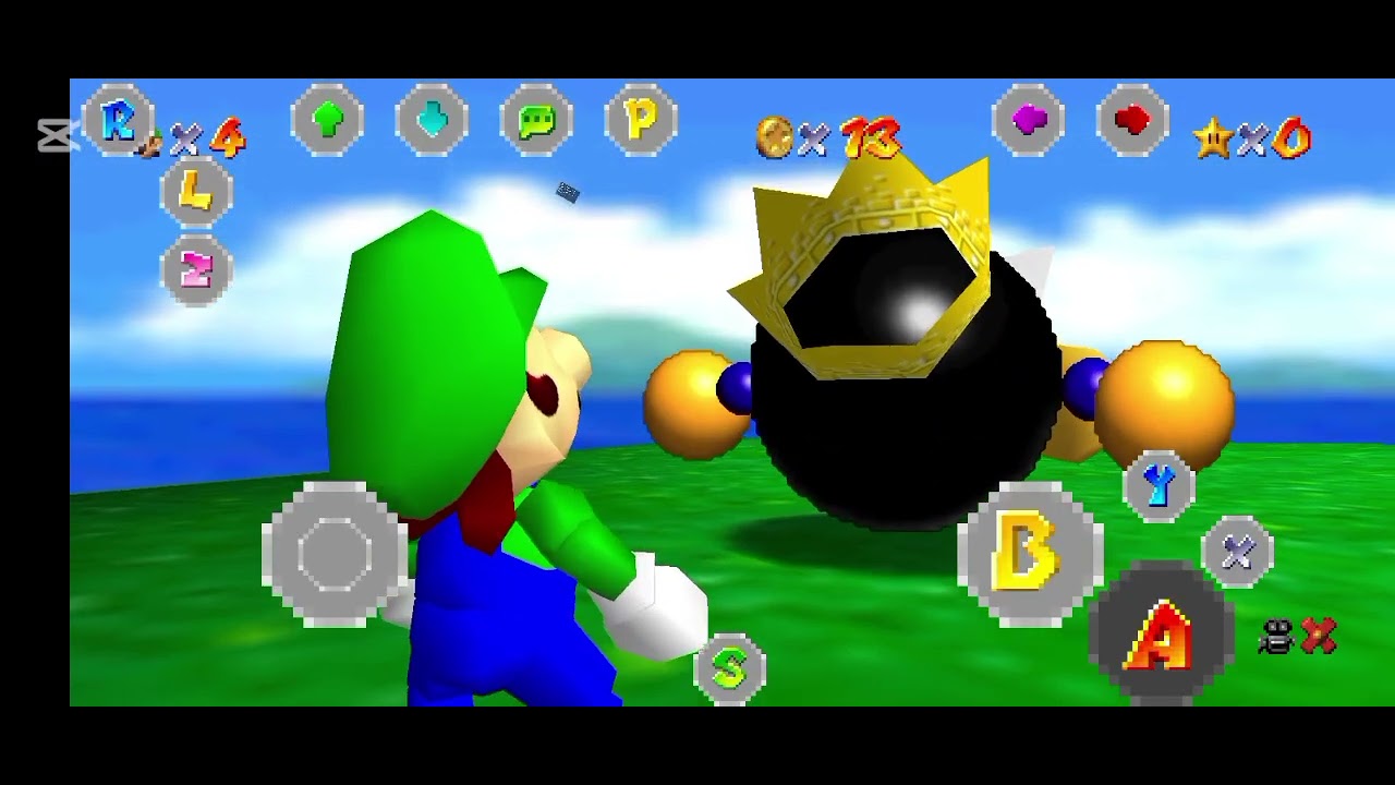 Podre pasar mario 64 con luigi |mario 64