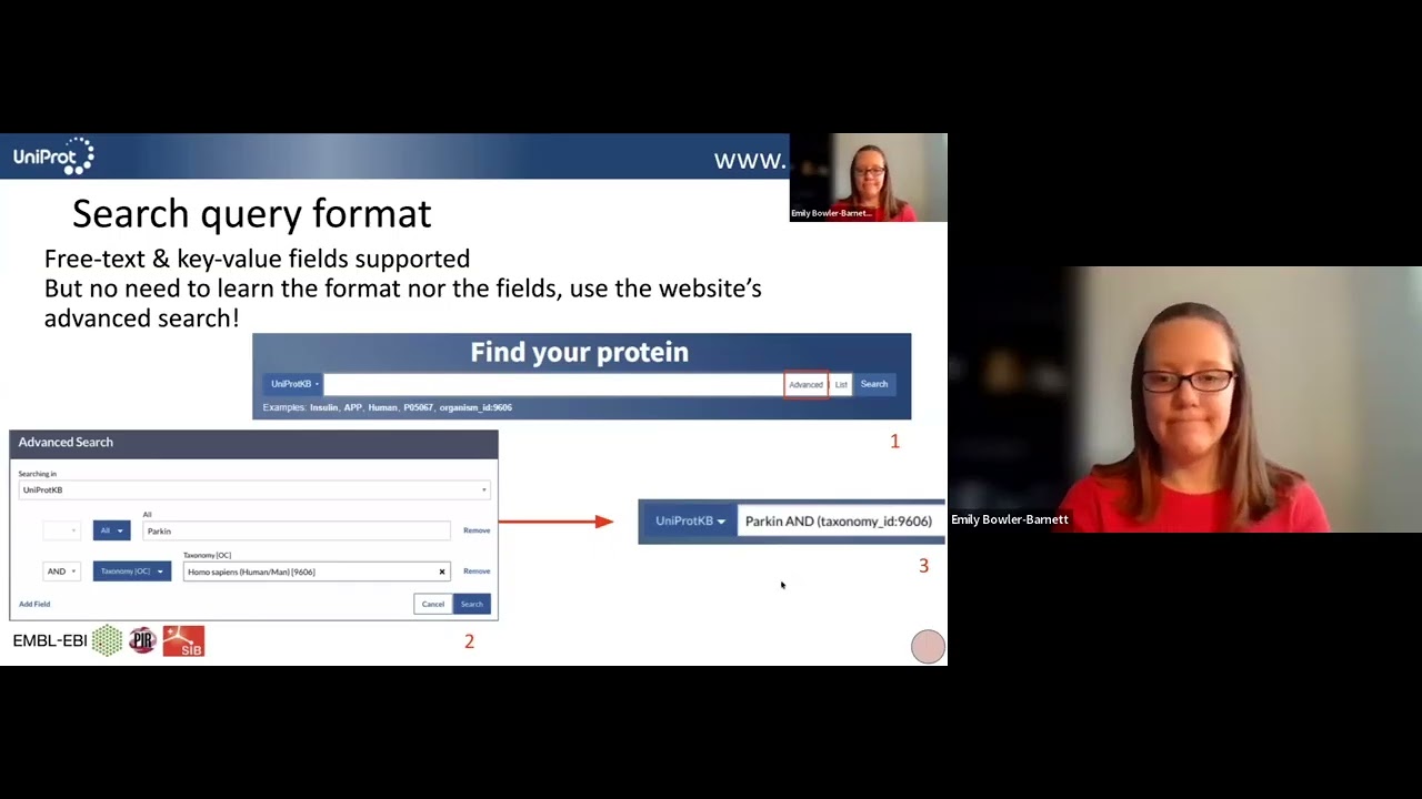 Accessing UniProt programmatically for students