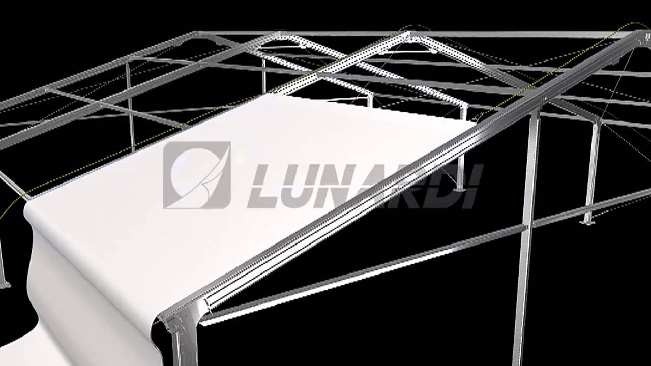 Lunardi - Demo Montaggio tendostruttura Professional