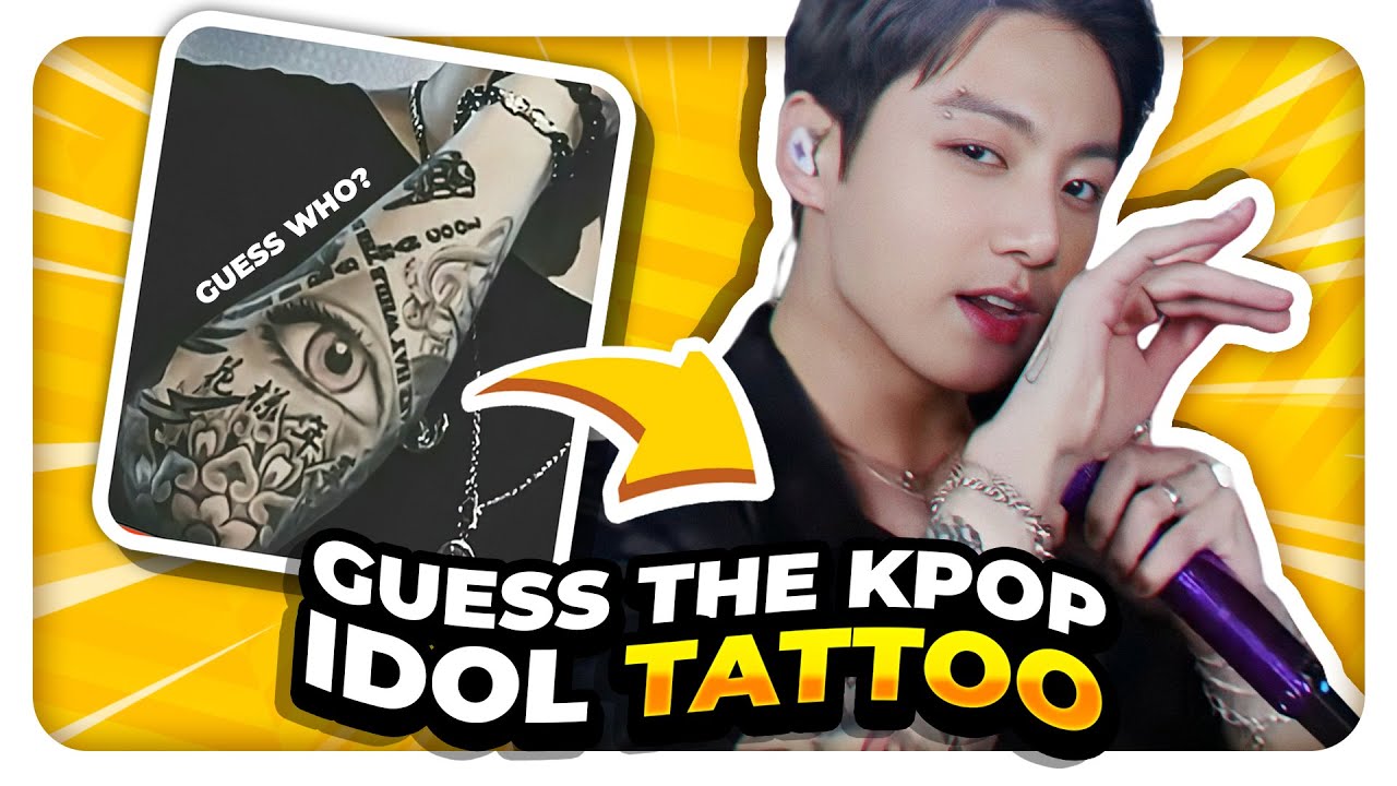GUESS THE KPOP IDOL TATTOO ✌🏼 | KPOP IDOL QUIZ ❤️
