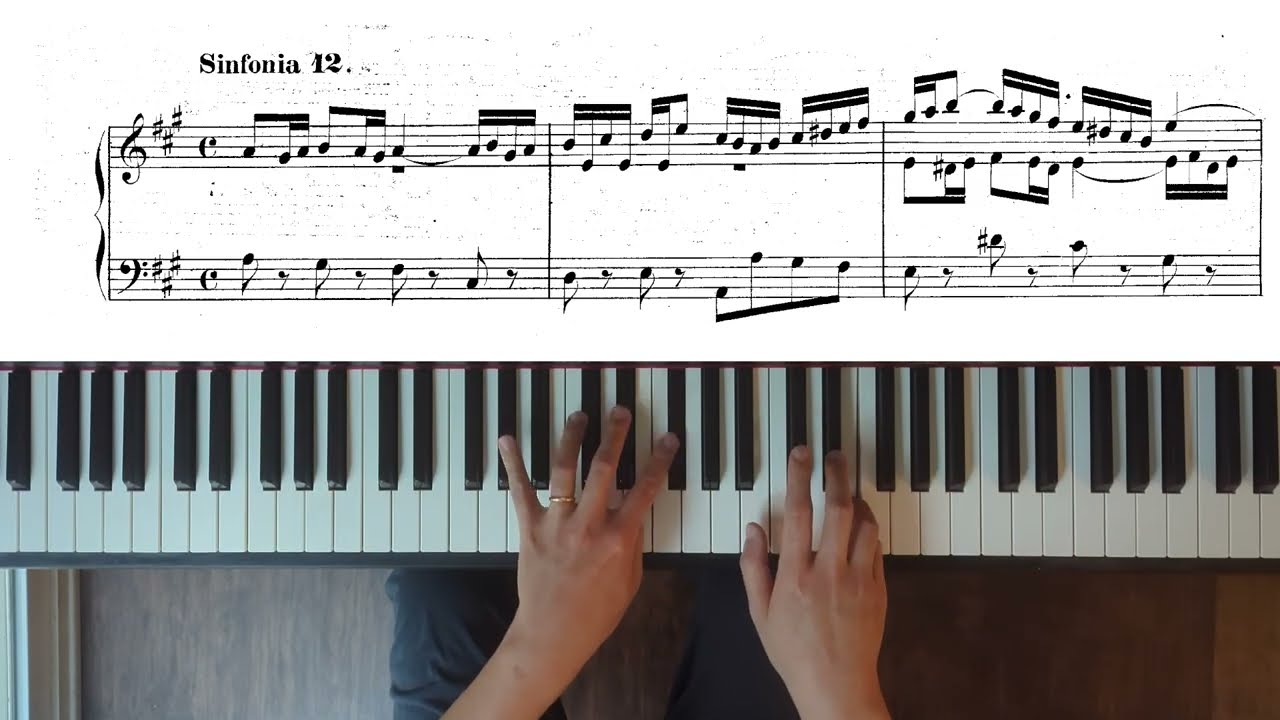 Sinfonia No. 12 in A major, BWV 798