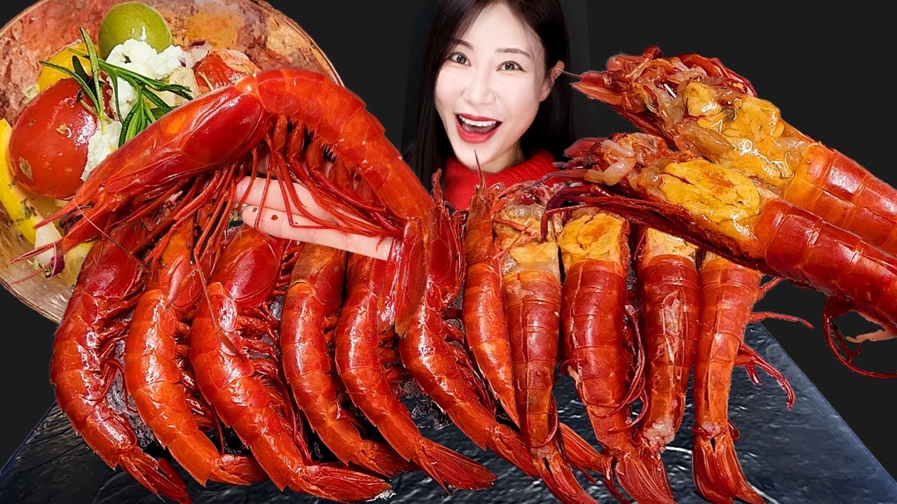 Карабинеро Шримпс Сашими 🦐 Мукбанг