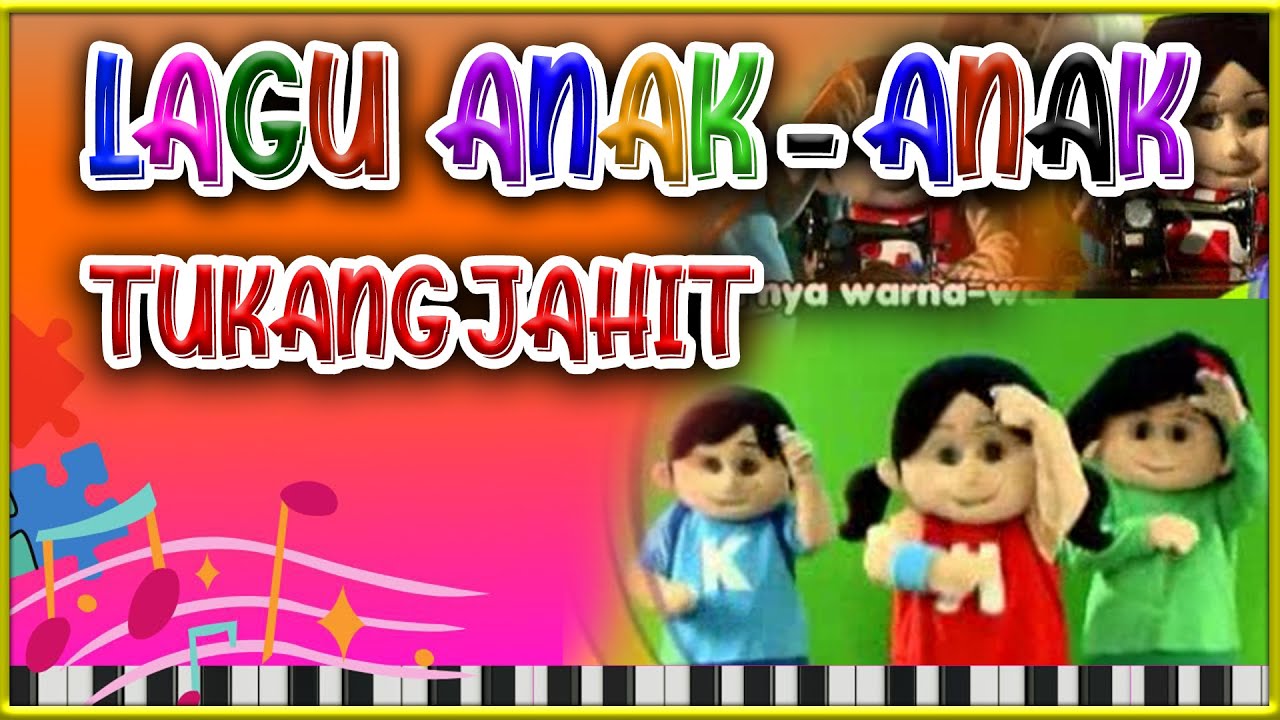 Lagu Anak - TUKANG JAHIT | LAGU ANAK ANAK | HHK | HAPPY HOLY KIDS | LAGU ANAK TERPOPULER