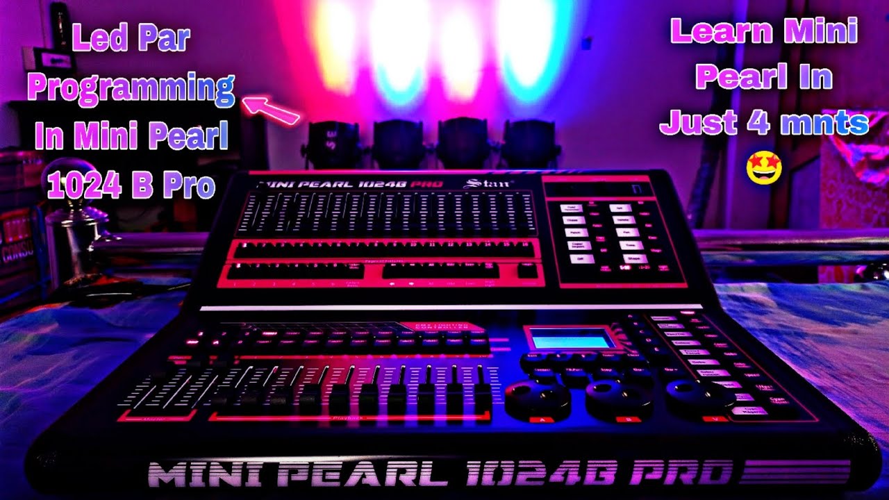 Led Par Programming Video In Mini Pearl 1024 B pro #minipearl1024