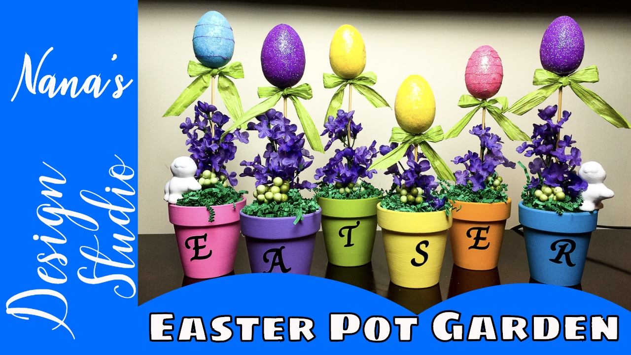 💖💐DIY Dollar Tree Easter Egg Garden: Do It Yourself the Dollar Tree Way this Easter!