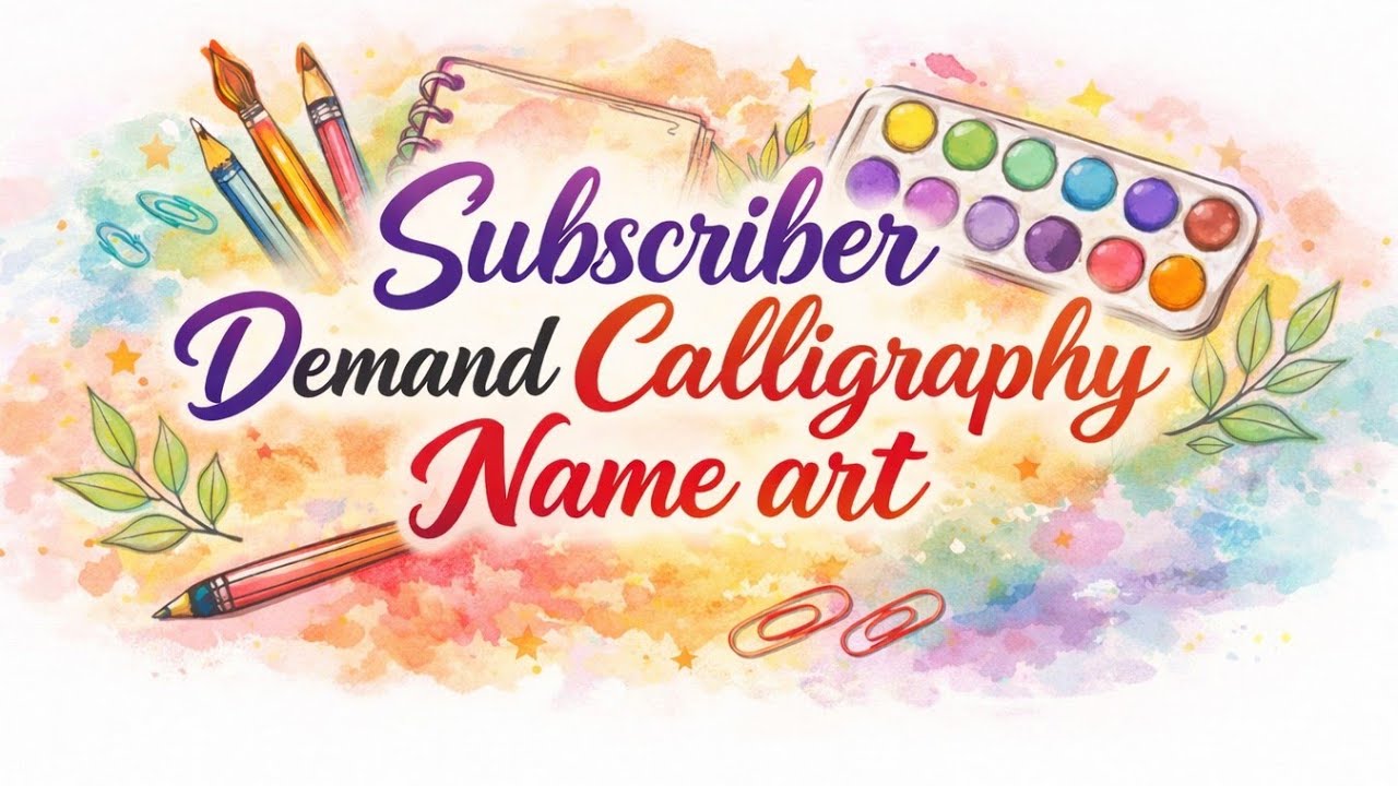 Calligraphy Name Art ❤️🫶🏻 / Comment You'r Name ❤️🎉🧿