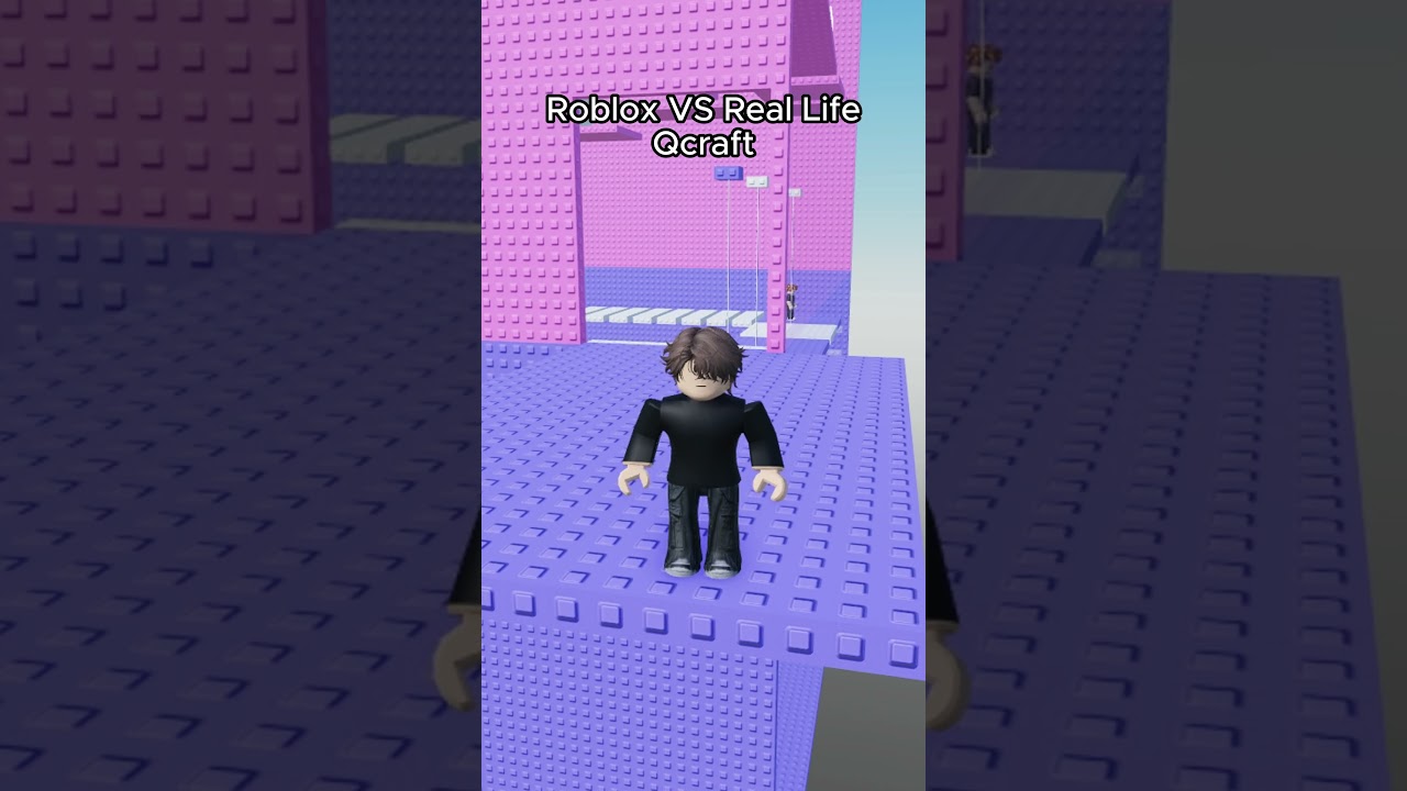 Qcraft Roblox против реальной жизни!