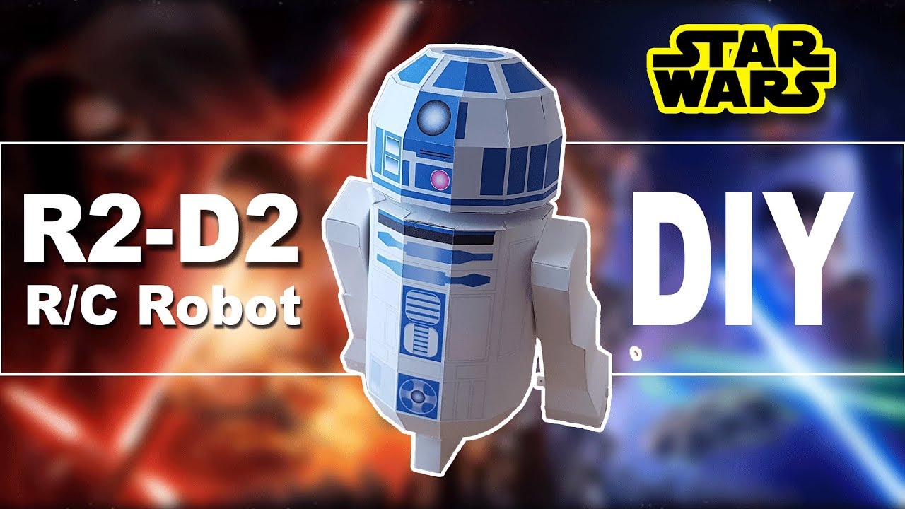 How to Make RC Robot - Paper R2-D2 RC DIY with Arduino Bluetooth