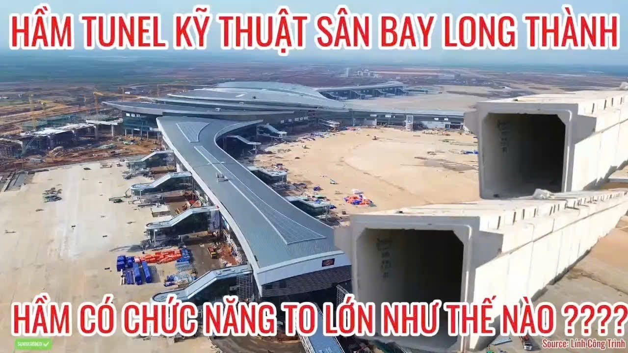 CHỨC NĂNG SIÊU KHỦNG CỦA HẦM TUNEL KỸ THUẬT-ĐỈNH CAO CÔNG NGHỆ HÀNG KHÔNG THI CÔNG TẠI LONG THÀNH 