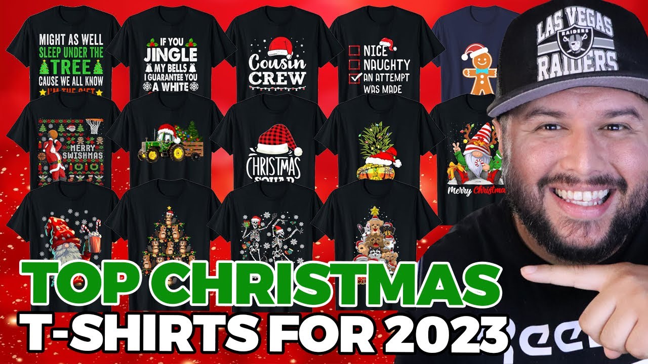 Hot Christmas T-Shirt Niches for 2023 - Find Winning Design Ideas for Q4 Success!