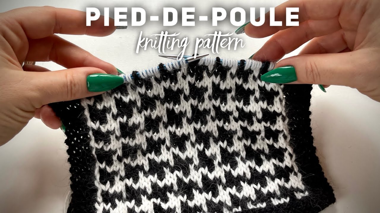 Узор спицами «Гусиные лапки» МОДА на ЖАККАРД! 🦆🦆🦆 Knitting pattern for cardigan