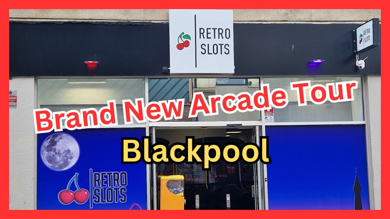 RETRO SLOTS Blackpool - Classic Fruit Machine Amusements Arcade NEW Tour