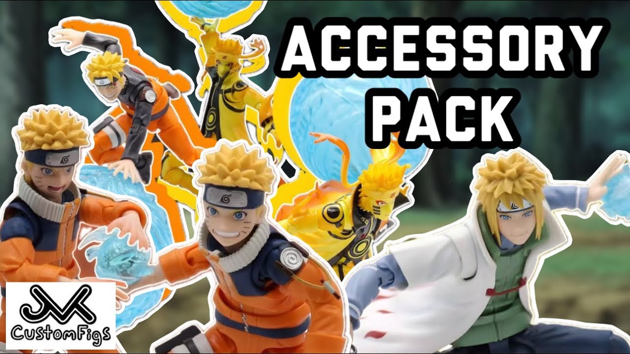 SH Figuarts Naruto Shippuden: Rasengan & Chidori  (Lightning Blade) Accessory Kit By @jtcustoms2597 