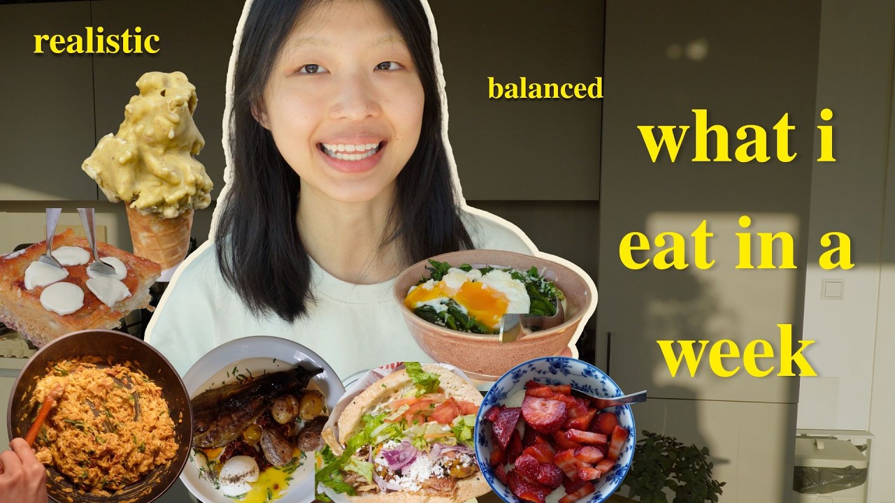 what i eat in a week | balanced, berlin foodspots, realistic