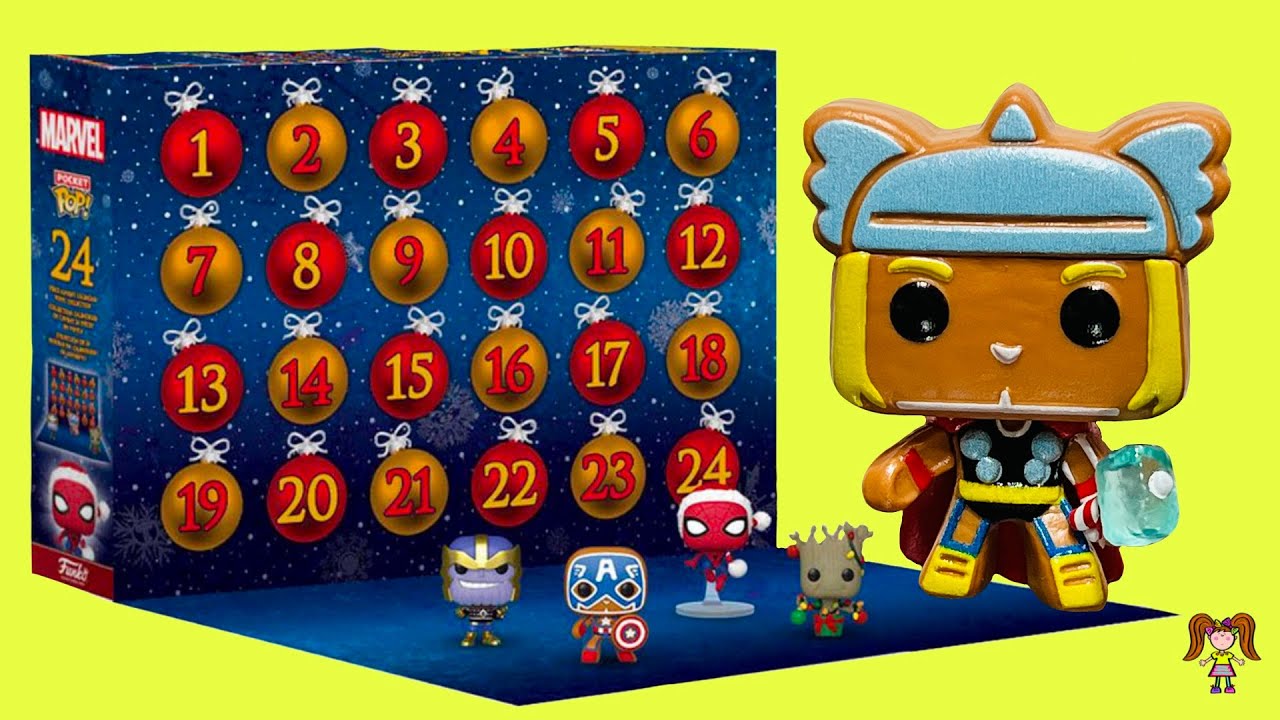MARVEL FUNKO POCKET POP Calendario Navideño de Adviento !!! UNBOXING !!!