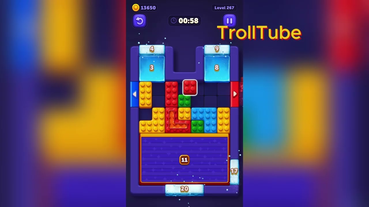 Block Out Level 267 Solution