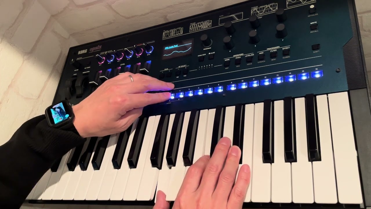 湾岸ミッドナイトMAXIMUM TUNE 2 / Blue Blazes をKORG opsixで弾いてみた
