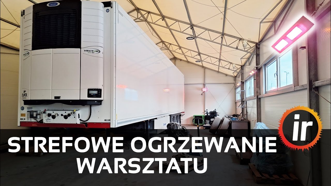 OGRZEWANIE WARSZTATU - PROMIENNIKI PODCZERWIENI | IRSYSTEM