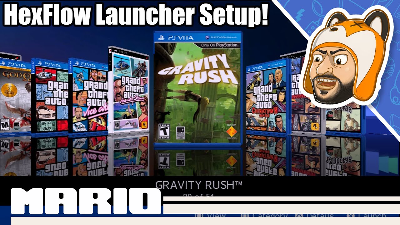 HexFlow Launcher: An Alternative Cover Flow Launcher for PS Vita - Setup & Overview!