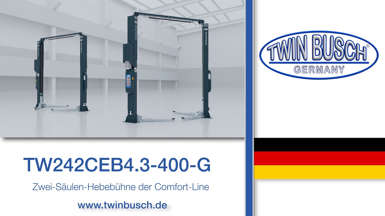 Comfort-Line TW242CEB4.3 Zwei-S&auml;ulen-Hebeb&uuml;hne von TWIN BUSCH&reg;