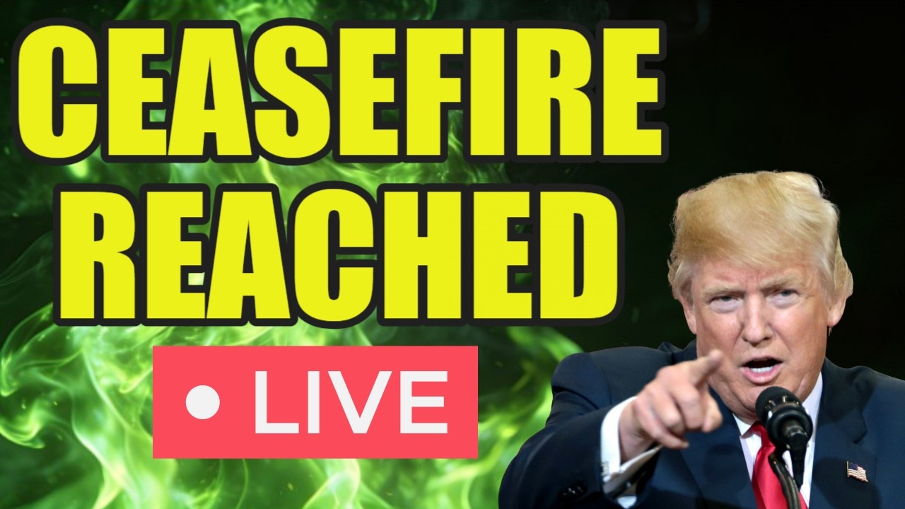 LIVE DAY TRADING MARKET OPEN! CEASEFIRE! &mdash; Oil CRASHING