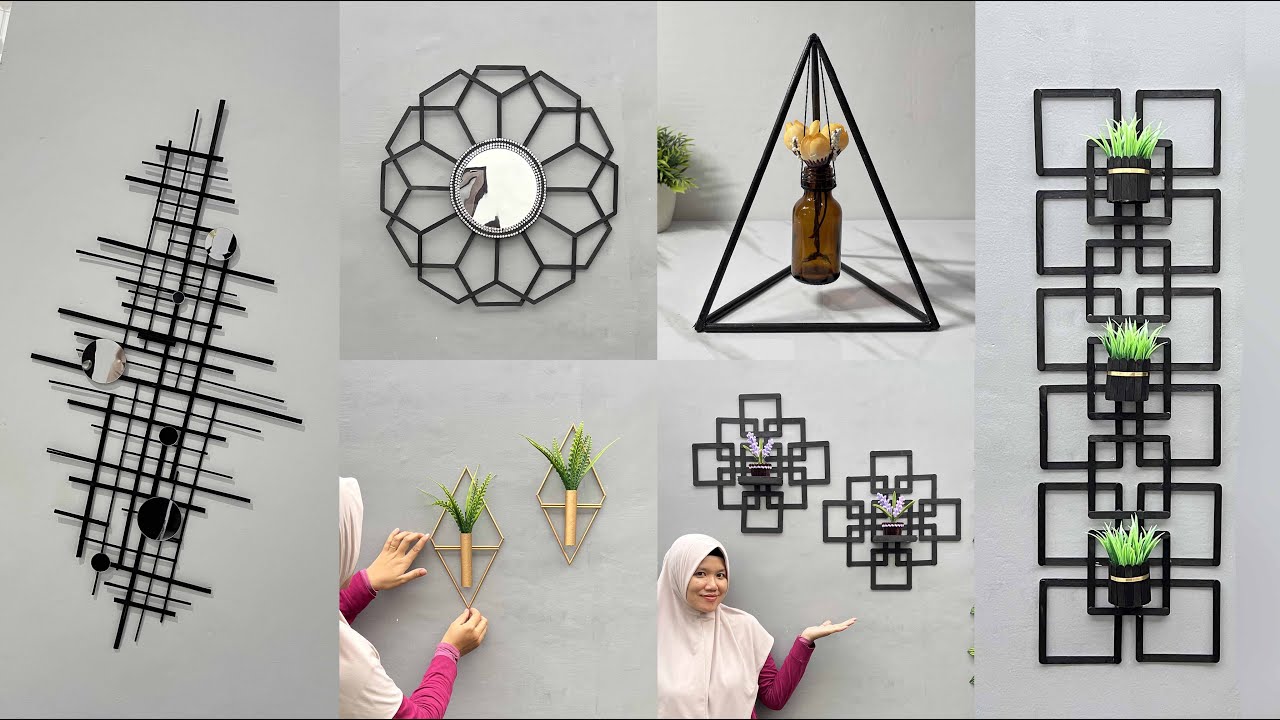 5 ide kreatif hiasan dinding dari stik es krim