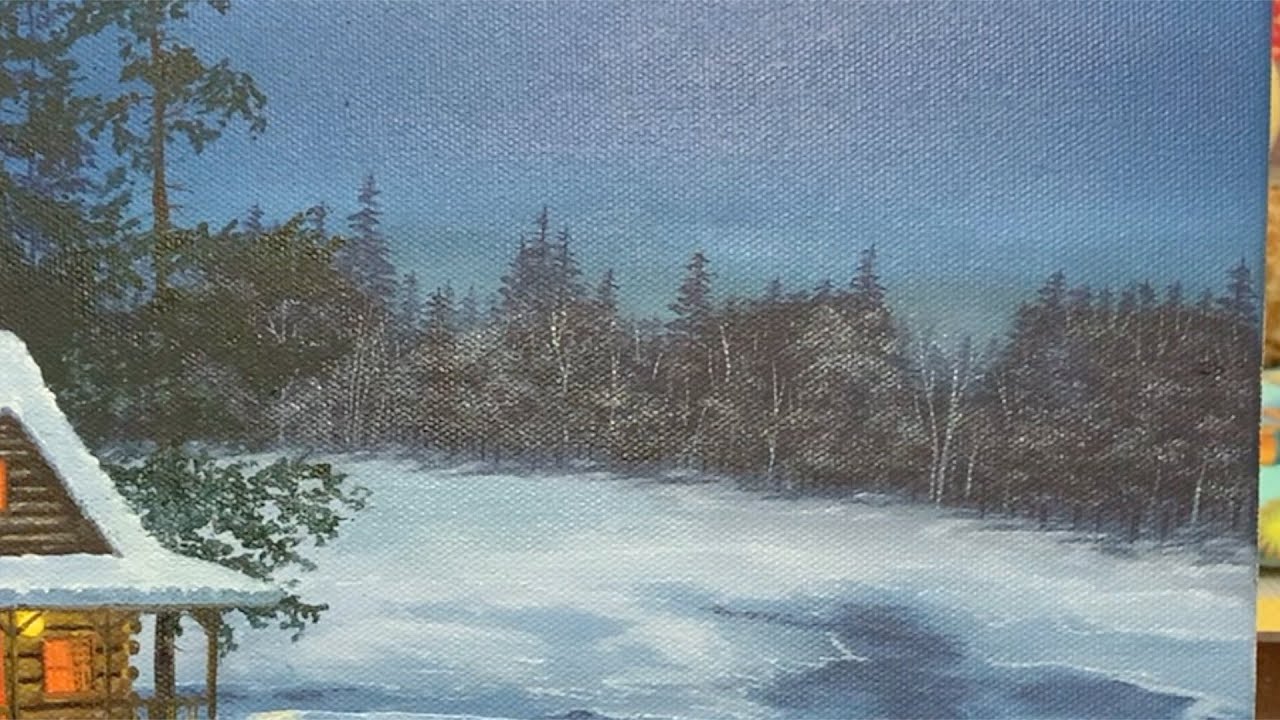 Painting Tutorial: How to Paint a Realistic Distant Tree Line