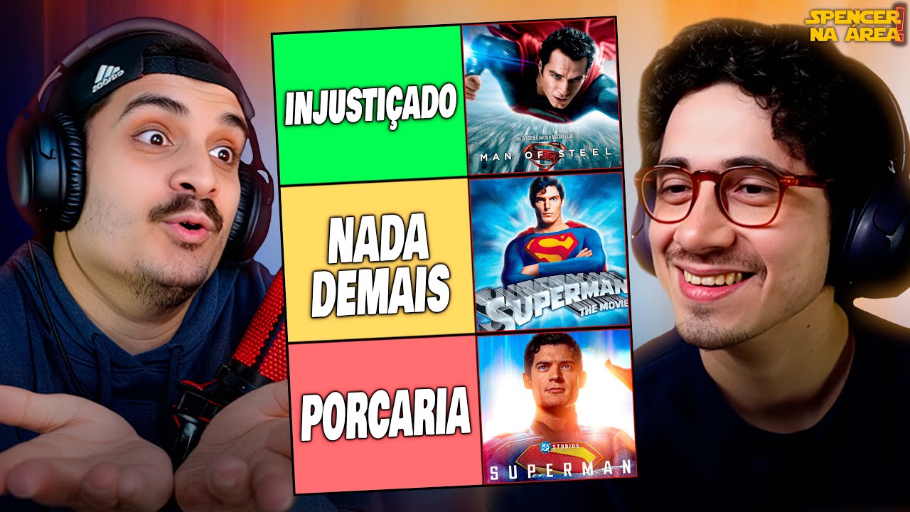 DEU TRETA! Tier List dos filmes do SUPERMAN com @marcelocinema
