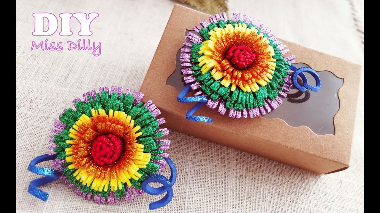Flower Craft Ideas with Foam Sheet🌸Easy Flowers🌸Eva foam flowers ideas #117