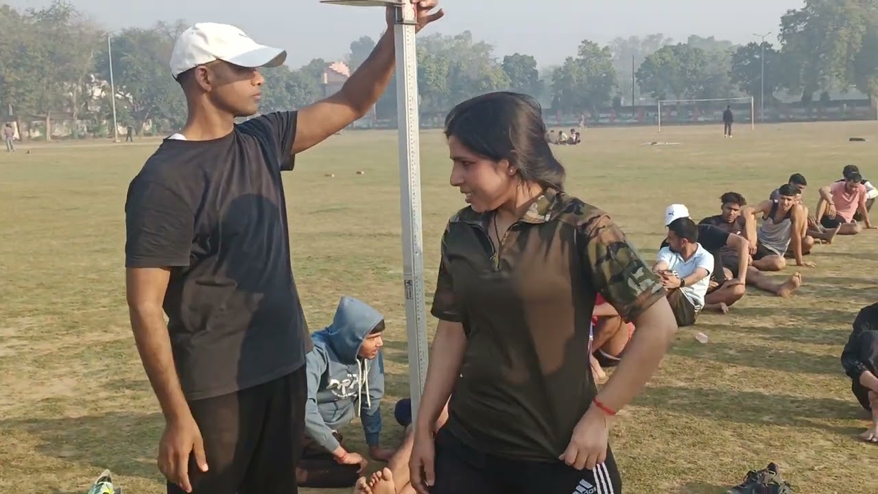#MP_Police_GD_Height_Measurements​GD ke liye Height 158CM hona chaahiye /Rauph Sir physical Academy 