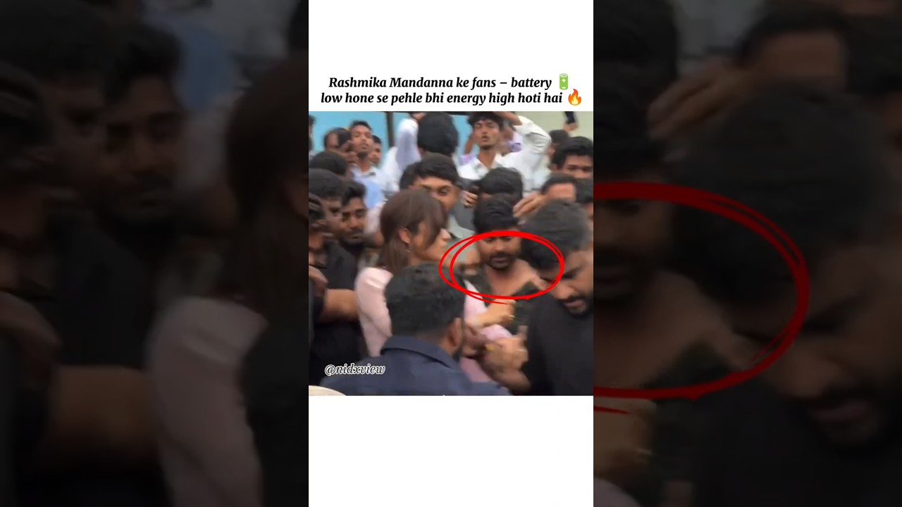 Rashmika Mandanna Fans &ndash; Battery Low, Energy High 🔥😂&rdquo; #rashmikamandanna #love #shortsfeed #tending #