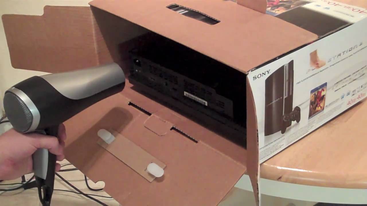 Can the PS3 YLOD be fixed with a hair dryer