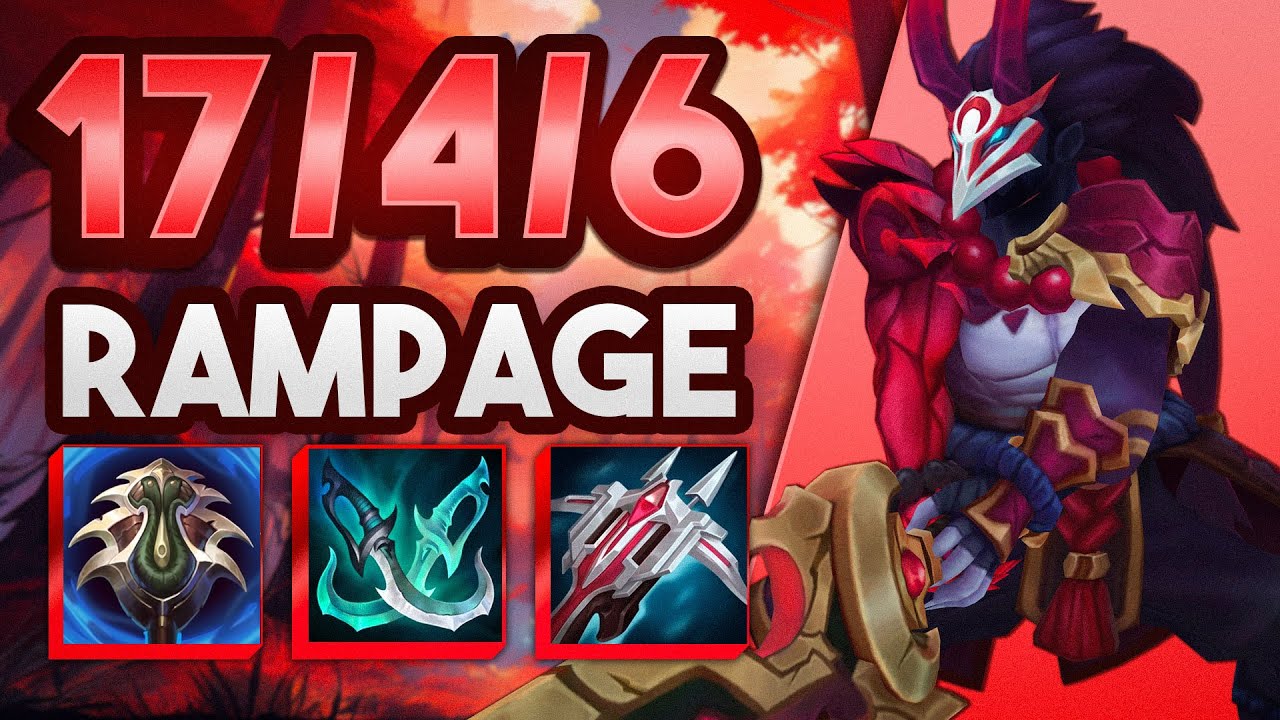 CHALLNGER TRYNDAMERE DROPPED 17 KILLS WITH THIS BUILD