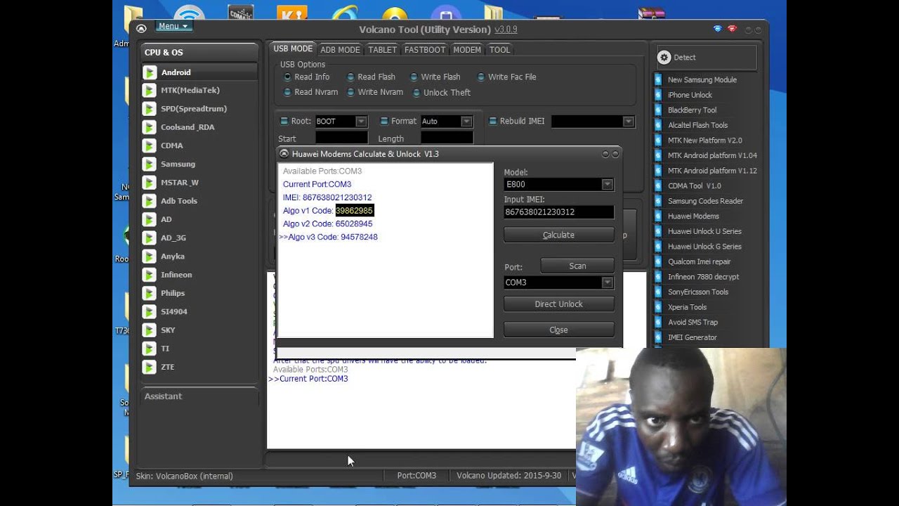 Huawei modem unlocking