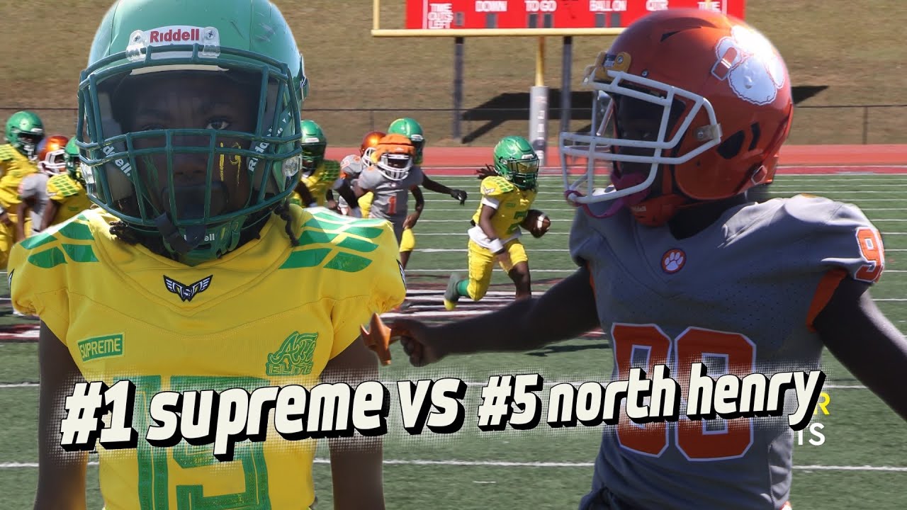 #1 Atl elite supreme 8u vs #5 north  henry 8u Premier sports B2c ranking showdown