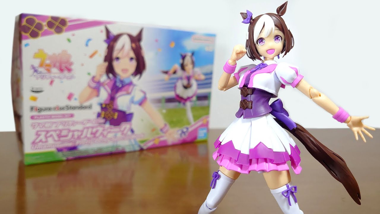 (バンダイ驚異のメカニズム！色分け＆可動域がテイオーから進化！？)Figure-rise Standard ウマ娘 プリティーダービー スペシャルウィーク　レビュー