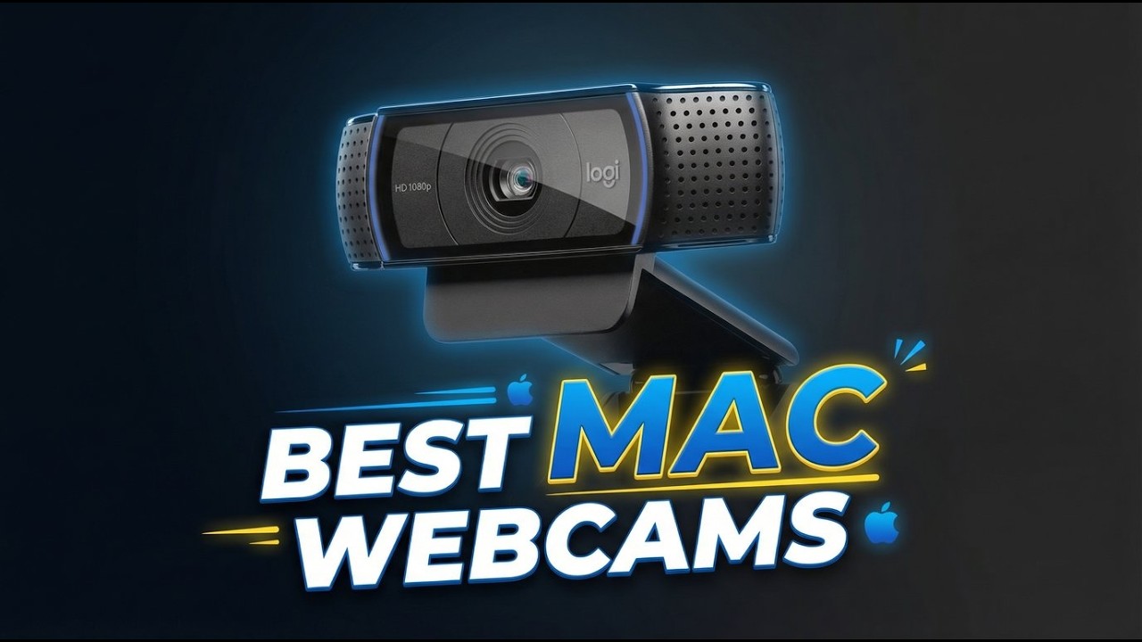 Top 5 Best Webcams for MacBook & iMac (Crisp Video Quality)