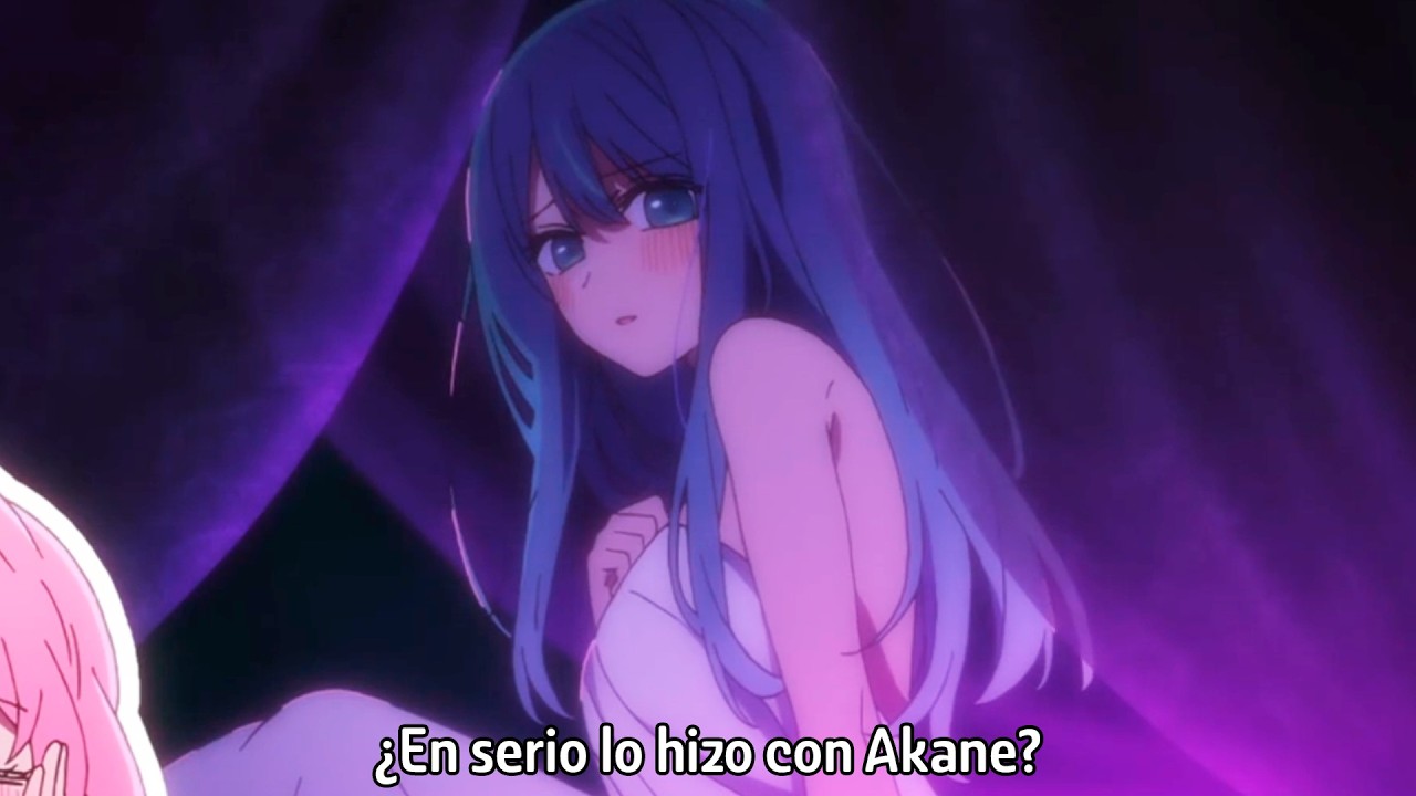 Ruby se molesta porque Aqua hace cochinadas con Akane