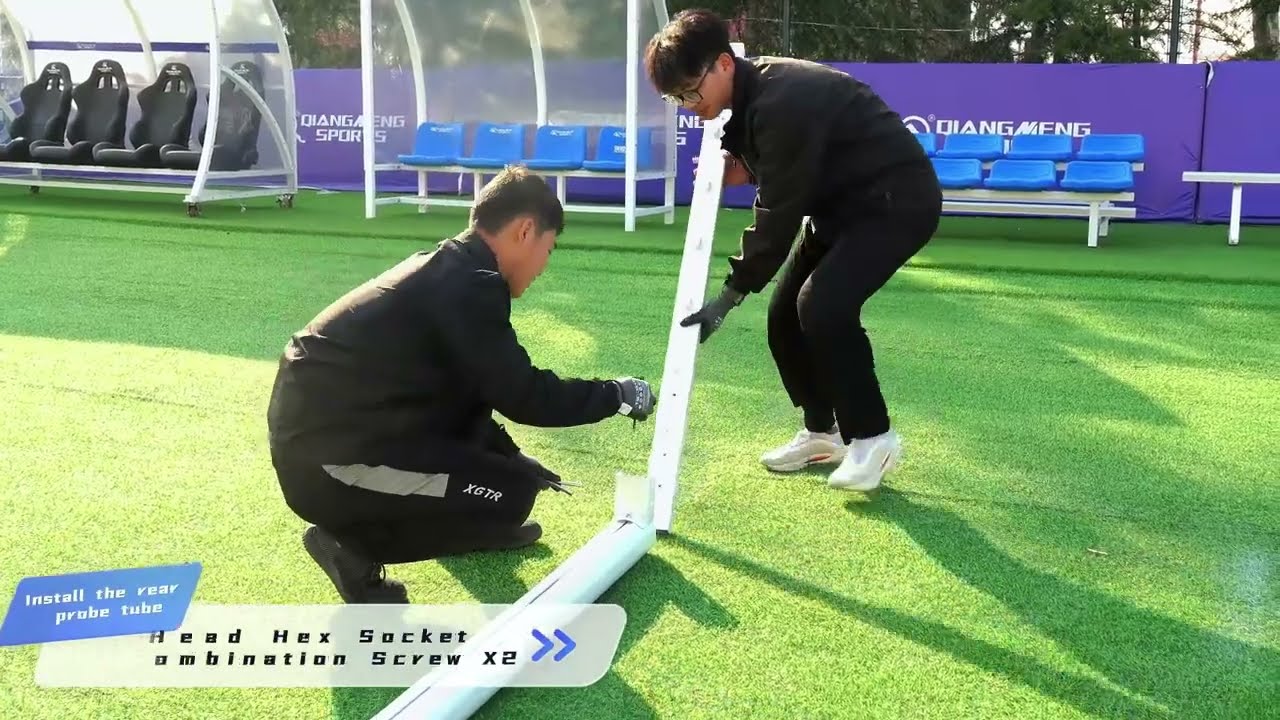 Aluminium Portable Box Soccer Goal⚽Operation Tutorial✨#viral  #trending  #funny  #youtubeshorts