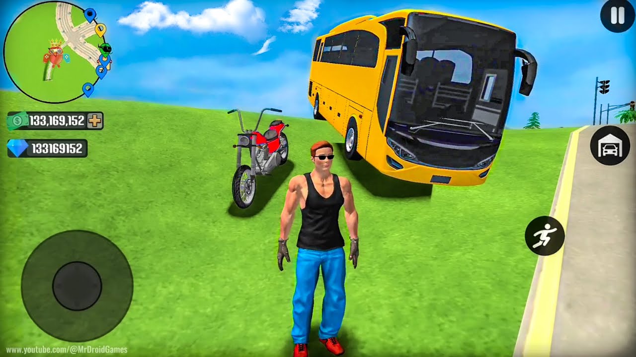 Go to Town 6 - Transport Bus & Bike Driving in Open World Game - Android Gameplay