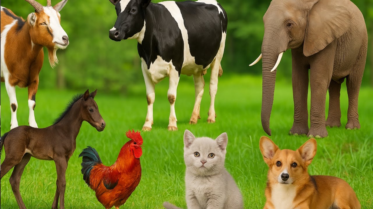 Explore Farm Animals: Dog, Cat, Chicken, Sheep, Duck, Pig, Goat, Buffalo, Tiger &ndash; Farm Animal Sounds