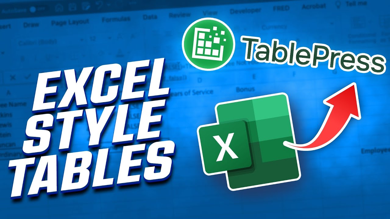 Как добавить таблицы в стиле Excel в WordPress с помощью Tablepress