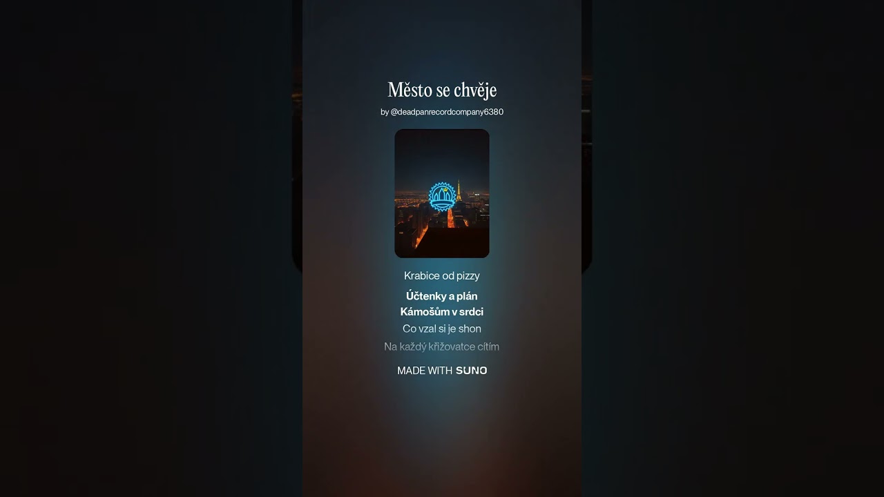 Město se chvěje