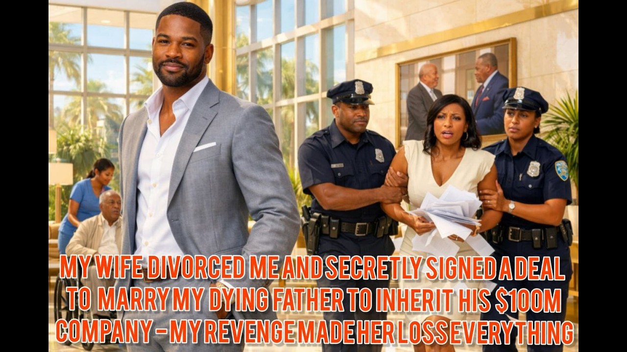 My Wife Divorced Me and Secretly Signed a Deal to Marry My Dying Father to Inherit His $100M Comp...