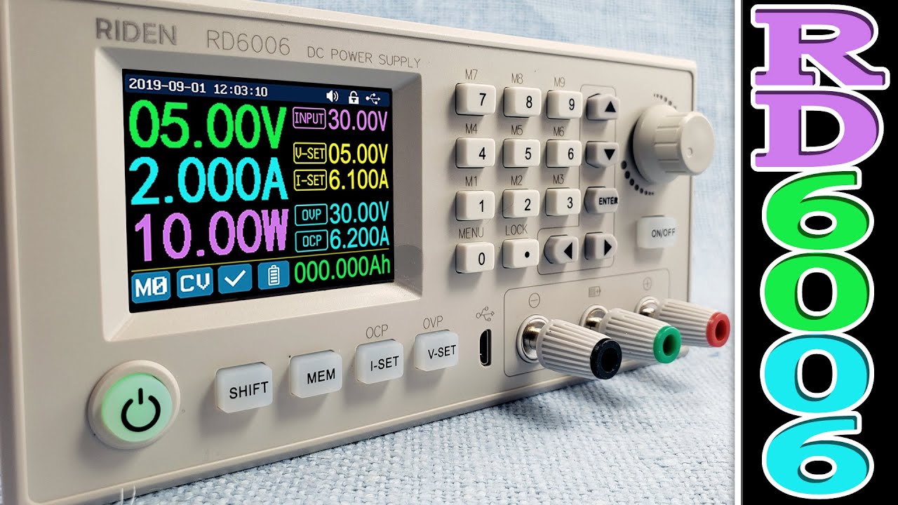 RIDEN RD6006-W: понижающий DC-DC конвертер напряжения от RD Tech на 60V/6A/360W, который удивил